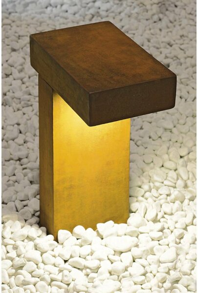 BIG WHITE SLV RUSTY PATHLIGHT, venkovní stojací lampa, úsporná žárovka GX53, IP44, rezavé železo, max. 9 W 230090