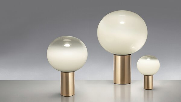 Artemide stolní lampa Laguna 16 E14 8W matná mosaz