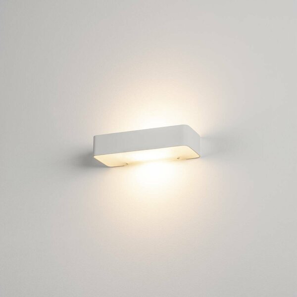 BIG WHITE SLV WL 149 R7S, nástěnné svítidlo, QT-DE12, obdélníkové, up/down, bílé matné, max. 60 W 149471