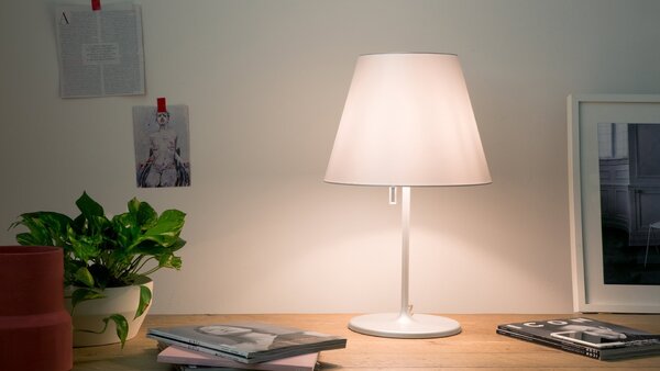 Artemide stolní lampa Melampo Notte E14 max 6 W bronz Ecrù