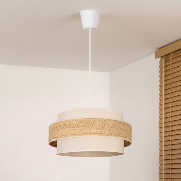 Brilagi - Lustr na lanku SPACE 1xE27/60W/230V pr. 40 cm béžová/krémová