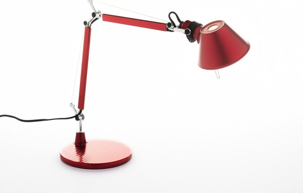 Artemide stolní lampa Tolomeo Micro E14 červená