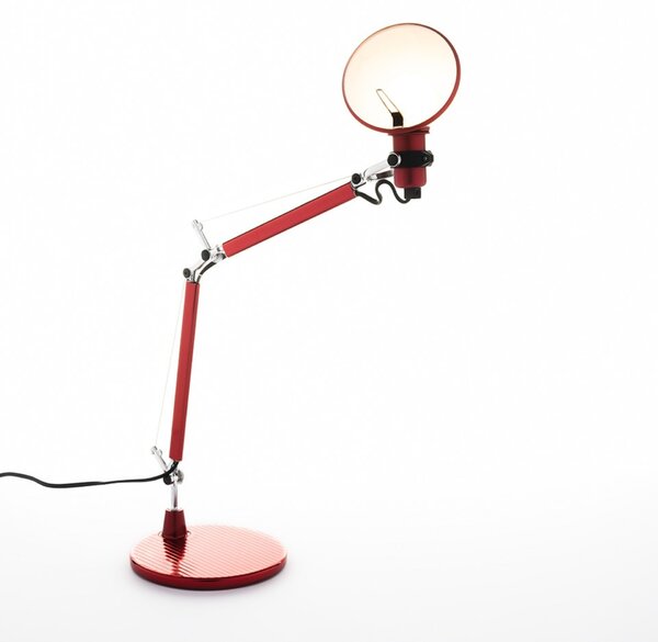 Artemide stolní lampa Tolomeo Micro E14 červená