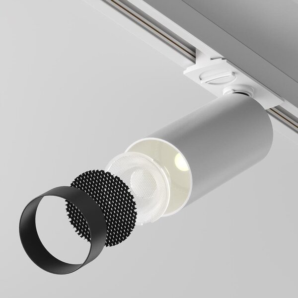Maytoni Reflektorové LED svítidlo FOCUS 12W pro 1F systém UNITY, v. 15,8 cm, 3000K TRIAC