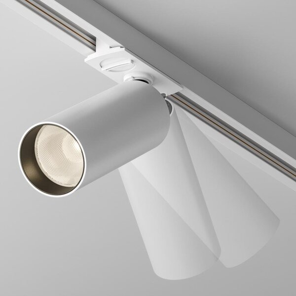 Maytoni Reflektorové LED svítidlo FOCUS 12W pro 1F systém UNITY, v. 15,8 cm, 3000K TRIAC
