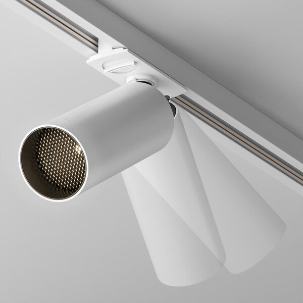 Maytoni Reflektorové LED svítidlo FOCUS 12W pro 1F systém UNITY, v. 15,8 cm, 3000K TRIAC