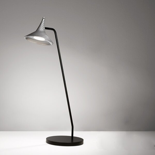 Artemide stolní LED lampa Unterlinden 9 W 2700K stmívatelná hliník