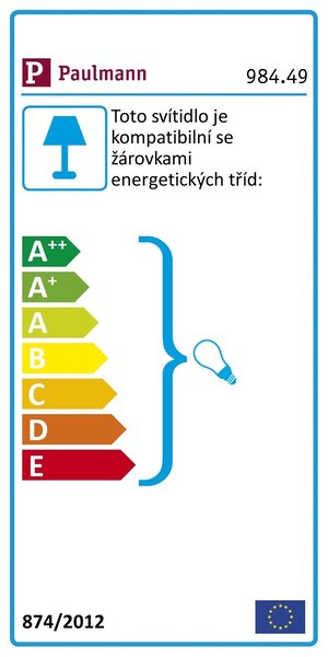 P 98449 Zápustné svítidlo do nábytku, ochranné sklo, max.20W 12V G4 66mm - PAULMANN