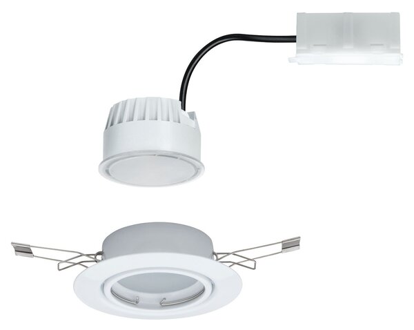 P 93413 Vestavné svítidlo LED Base kruhové 1x5W bílá mat výklopné - PAULMANN