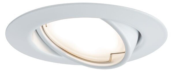 P 93413 Vestavné svítidlo LED Base kruhové 1x5W bílá mat výklopné - PAULMANN