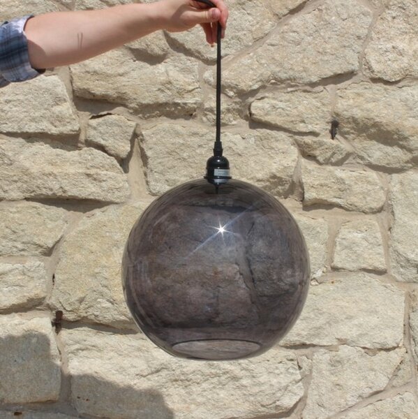 Závěsné skleněné svítidlo 35 cm