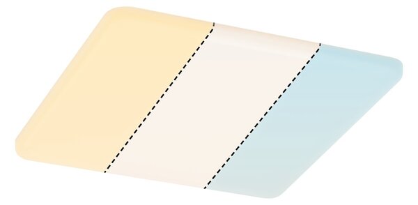 P 95380 LED vestavné svítidlo Veluna WhiteSwitch 215mm x 215mm IP44 stropní montáž 17W včetně sv. zdroje - PAULMANN