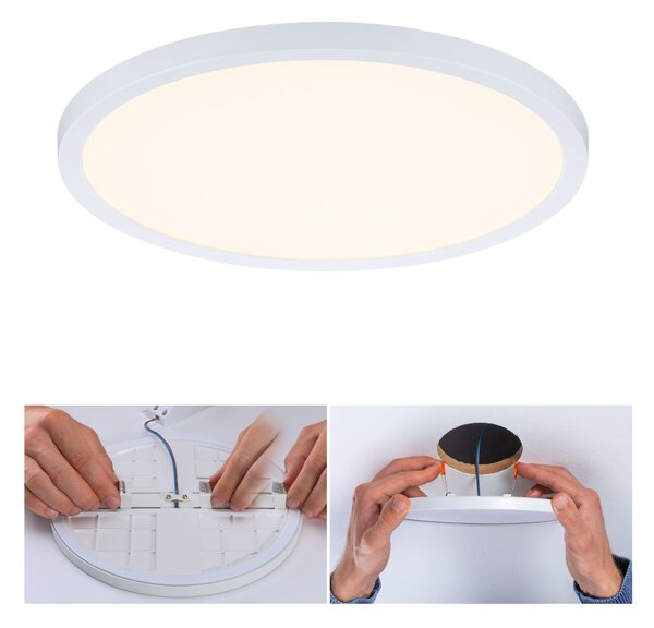 P 93050 LED vestavné svítidlo Areo VariFit IP44 3-krokové-stmívatelné 230mm 16W 3.000K bílá - PAULMANN
