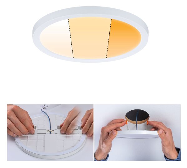 P 92989 LED vestavné svítidlo Areo VariFit IP44 kruhové 175mm 13W bílá mat WarmDim 3-krokové-stmívatelné - PAULMANN
