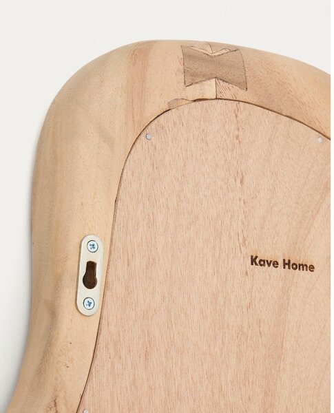 Nástěnné zrcadlo s dřevěným rámem 44x68 cm Selem – Kave Home
