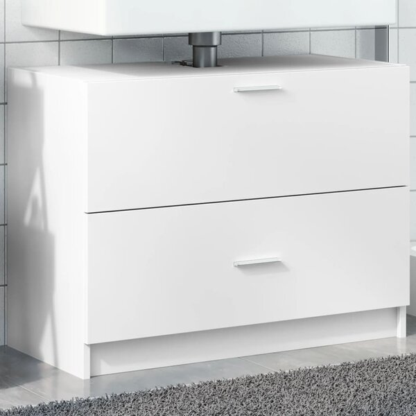 Skříňka pod umyvadlo bílá 78 x 37 x 59 cm kompozitní dřevo