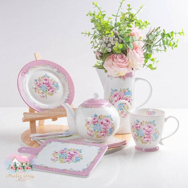 Porcelánová konvice na čaj Marie Rose 1000 ml