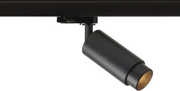 OPTIMUS pro tříokr. lištu černá 230V LED GU10 9W 10 50° - RED - DESIGN RENDL
