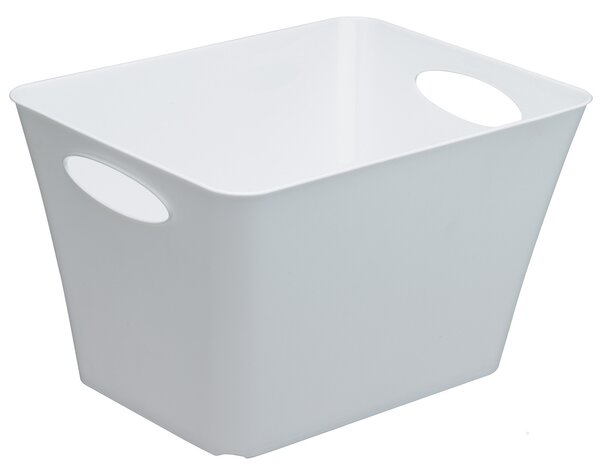 XL - Úložný box Rotho LIVING, 30x22x13,5cm, (5l) bílý