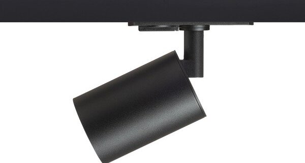 DUDE pro jednookr. lištu černá 230V LED GU10 9W - RED - DESIGN RENDL