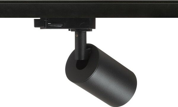 DUDE pro tříokr. lištu černá 230V LED GU10 9W - RED - DESIGN RENDL