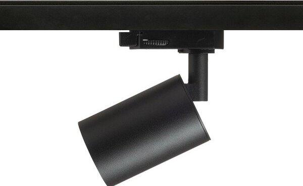 DUDE pro tříokr. lištu černá 230V LED GU10 9W - RED - DESIGN RENDL