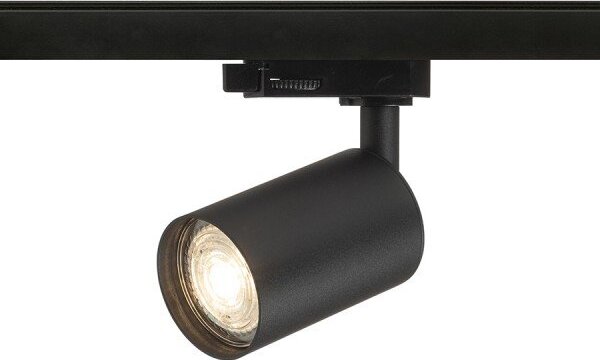 DUDE pro tříokr. lištu černá 230V LED GU10 9W - RED - DESIGN RENDL