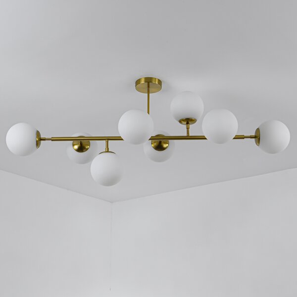 Light Prestige Dorado stropní světlo x40 W bílá-zlatá LP-002/8P