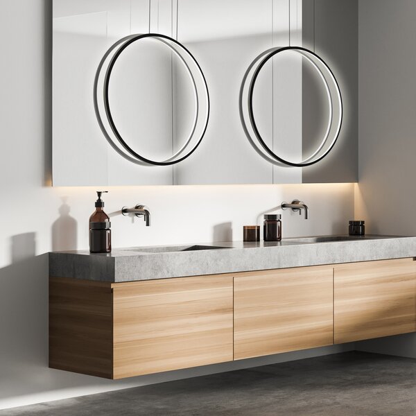 Light Prestige Mirror závěsné svítidlo 1x50 W černá LP-999/1P L BK CCT