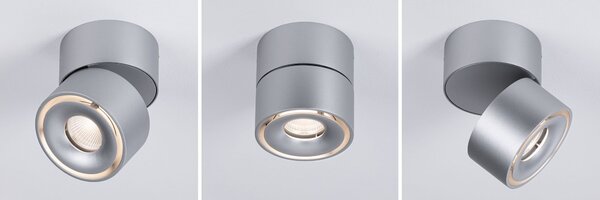 P 93375 VÝPRODEJ VZORKU - Přisazené svítidlo LED Spircle matný chrom 8,0W 3.000K 36° - PAULMANN