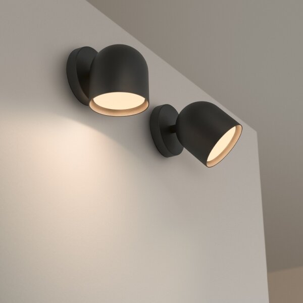 Ideal Lux - LED Nástěnné bodové svítidlo DODO 1xGX53/9W/230V černá
