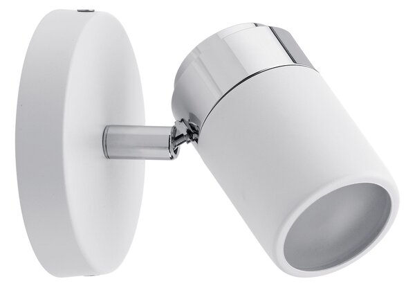 Paulmann 66710 Zyli IP44, bílé spotové svítidlo, 1x10W GU10, výška 11cm