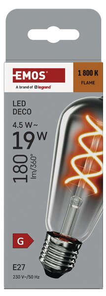 Dekorativní LED žárovka DECO SMOKED Z57311 E27, 4,5W, teplá bílá