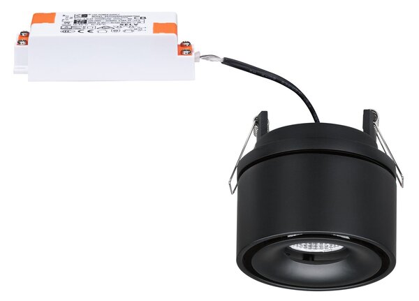P 93370 Vestavné svítidlo LED Spircle černá mat 8,0W 3.000K 36° - PAULMANN