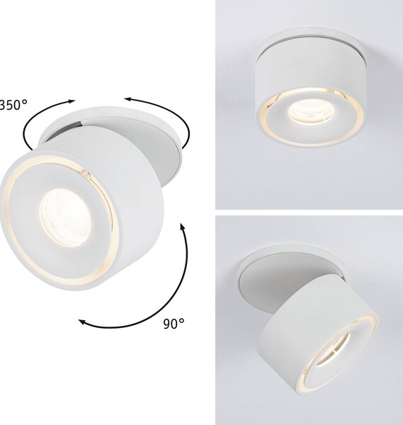 P 93372 Vestavné svítidlo LED Spircle bílá mat 8,0W 3.000K 36° - PAULMANN
