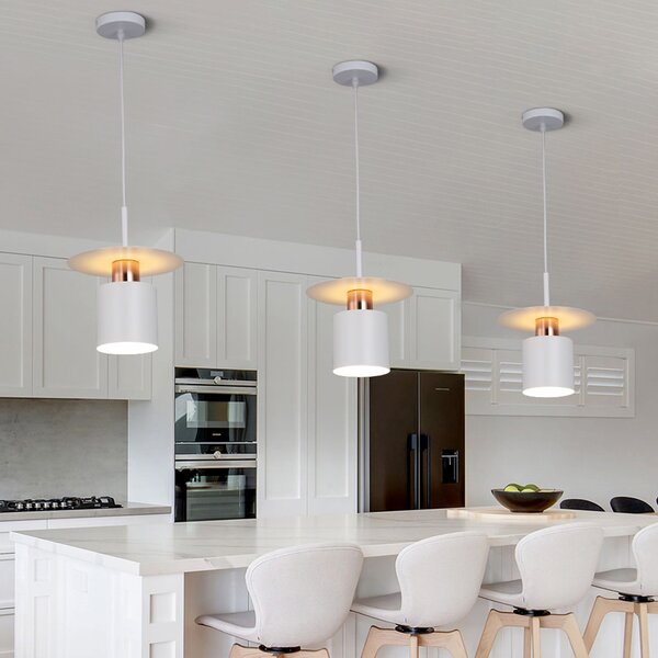 Toolight Závěsné svítidlo s APP1146-1CP White Rose Gold