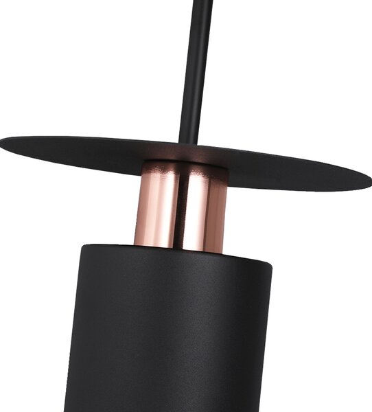 Toolight Závěsné svítidlo s APP1145-1CP Black Rose Gold