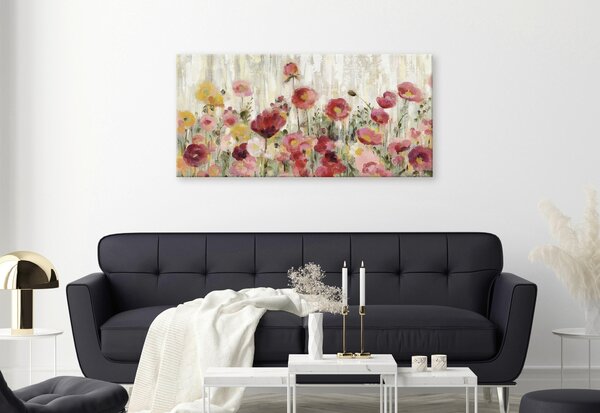 MALBA NA PLÁTNĚ, květiny, 115/55 cm Euroart - Obrazy na plátně