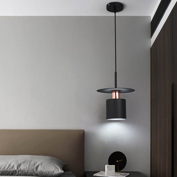 Toolight Závěsné svítidlo s APP1145-1CP Black Rose Gold