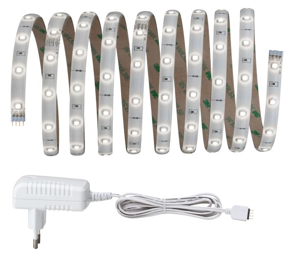 Paulmann YourLED Basic Set, rozšířitelný set 300cm LED pásky včetně napaječe a kabeláže, 9,7W, denní bílá barva světla