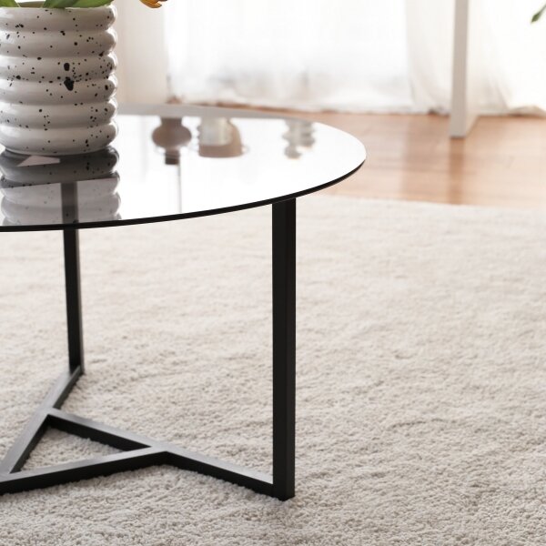 Konferenční stolek TRIO 75 cm černá