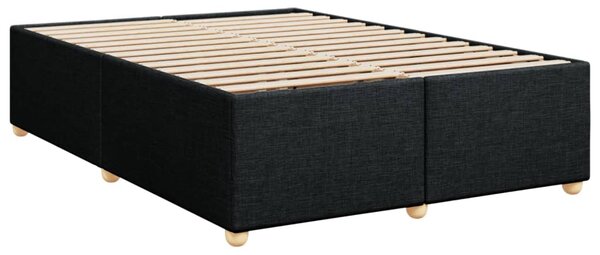 Box spring postel s matrací černá 140 x 190 cm textil 3286691