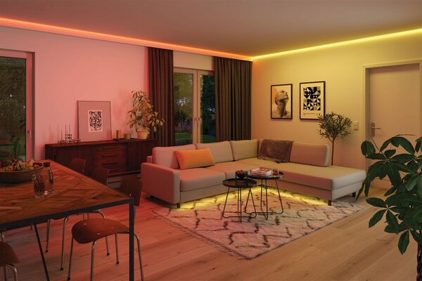 P 70530 MaxLED 1000 LED Strip RGBW samostatný pásek 2,5m IP44 28W 1000lm/m 72LEDs/m RGBW - PAULMANN