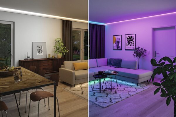 P 70530 MaxLED 1000 LED Strip RGBW samostatný pásek 2,5m IP44 28W 1000lm/m 72LEDs/m RGBW - PAULMANN