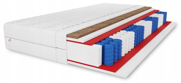 Taštičková matrace 90x200 H3/H4 25 cm Salsa Kokos antialergická