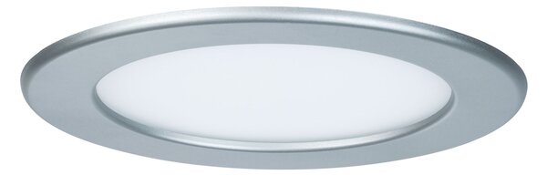 Paulmann 92071 Quality Line Panel IP44, 12W LED, 4000K, matný chrom, prům. 17cm