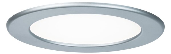 Paulmann 92071 Quality Line Panel IP44, 12W LED, 4000K, matný chrom, prům. 17cm