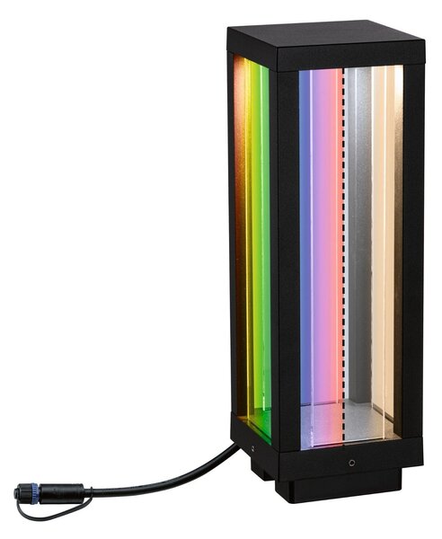 P 94753 Plug & Shine lucerna Smart Home Zigbee klasická samostatné svítidlo IP44 RGBW 2W antracit - PAULMANN