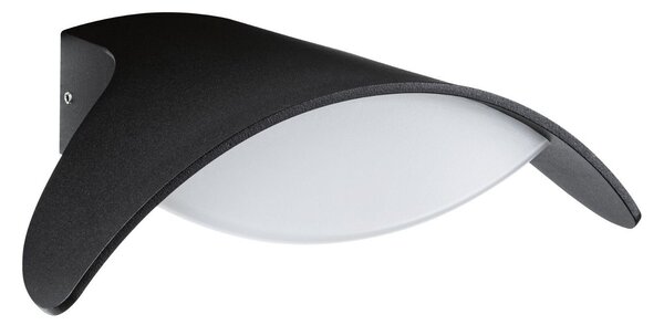 P 94765 LED venkovní nástěnné svítidlo Mesana IP44 240x165mm 3000K 12W 230V antracit hliník - PAULMANN
