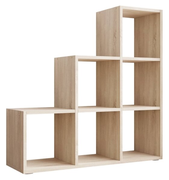 Knihovna TRIO 108x105 cm dub sonoma